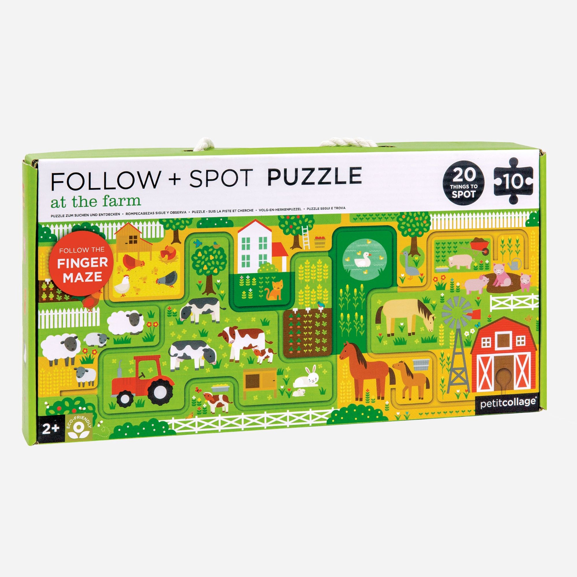 Chronicle Books- Follow+Spot Puzzle At The Farm