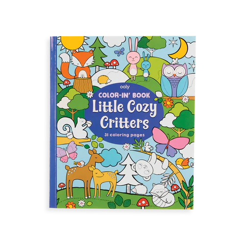 Ooly- Color In Book Little Cozy Critters 8x10