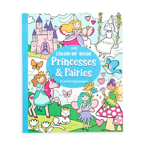 Ooly- Color-in book : Princesses and Fairies