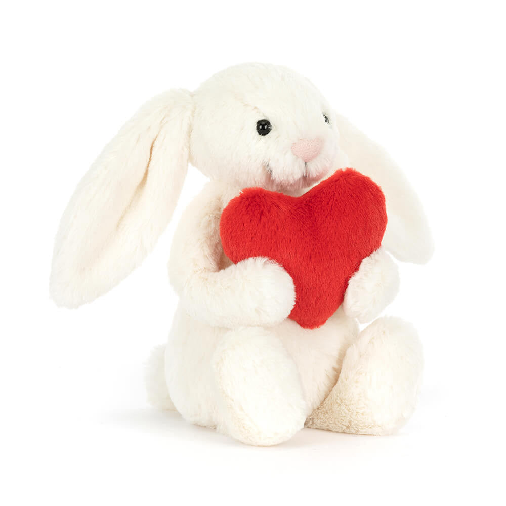 Jellycat- Bashful Red Love Heart Bunny