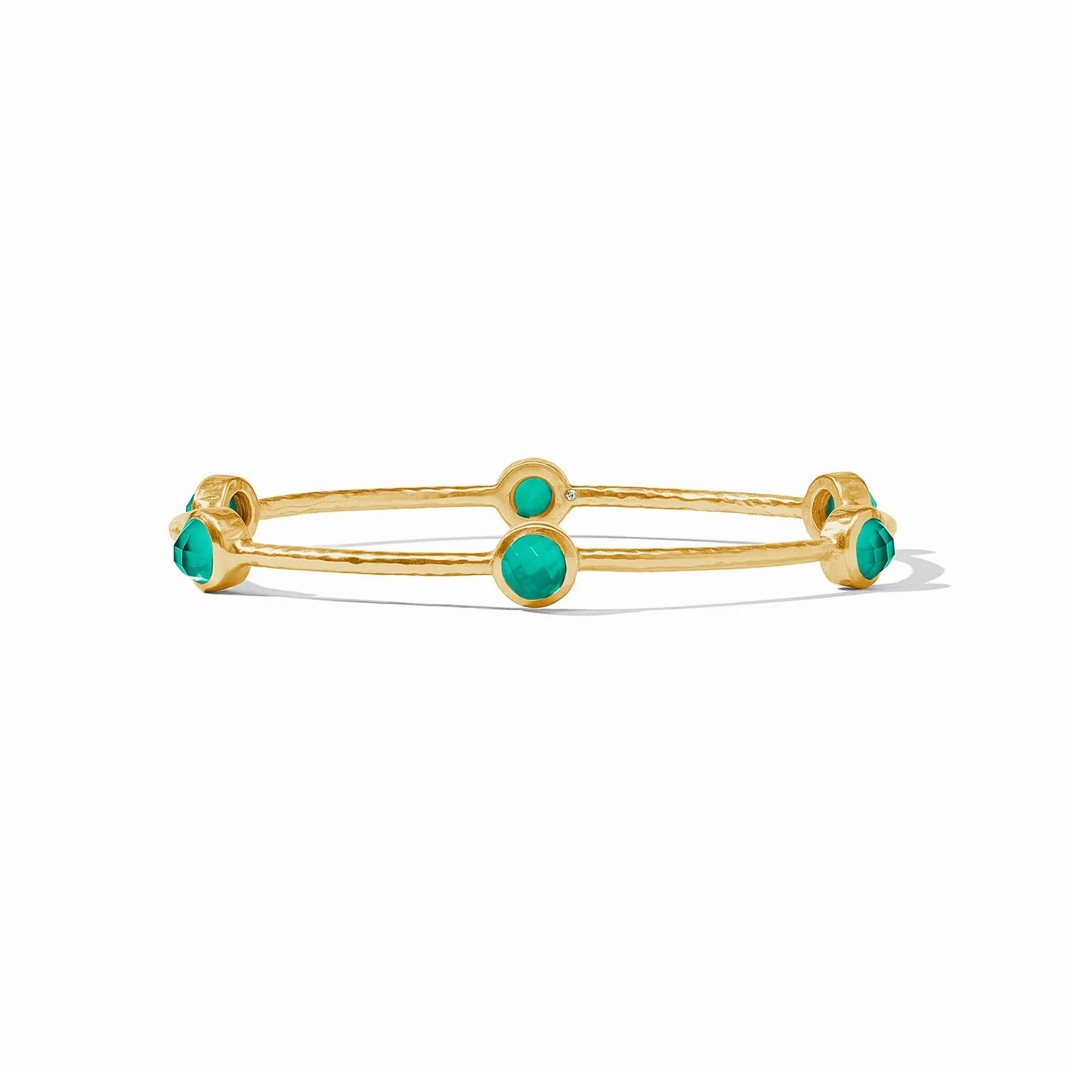 Julie Vos-Milano Luxe Bangle Iridescent Emerald Green-S