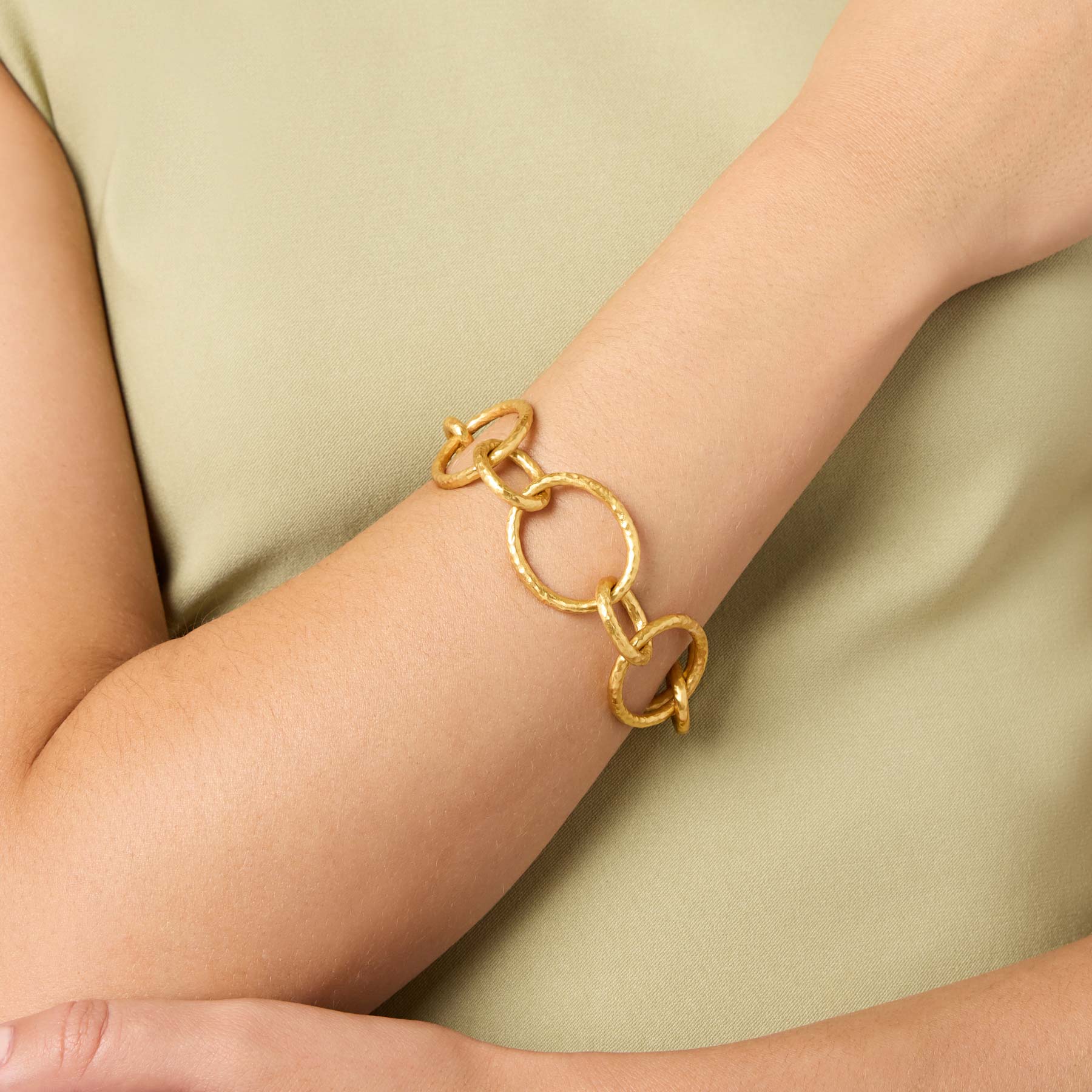 Julie Vos-Catalina Light Link Bracelet-Gold -OS