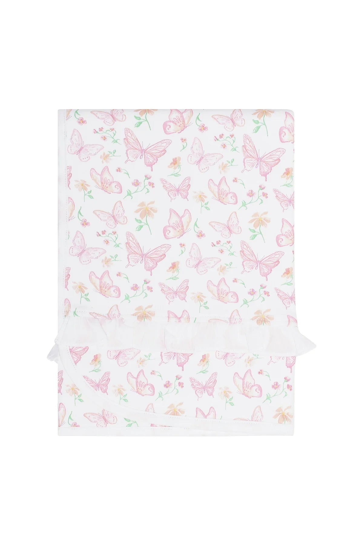 Nellapim-Butterflies Print Blanket Pink/Pink