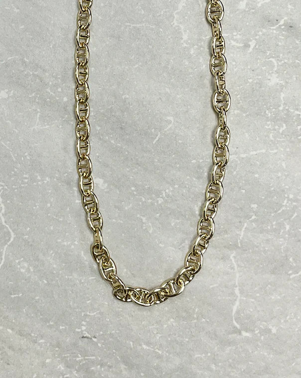 Lula 'n' Lee- 17' Gold plated dainty chain layering necklace