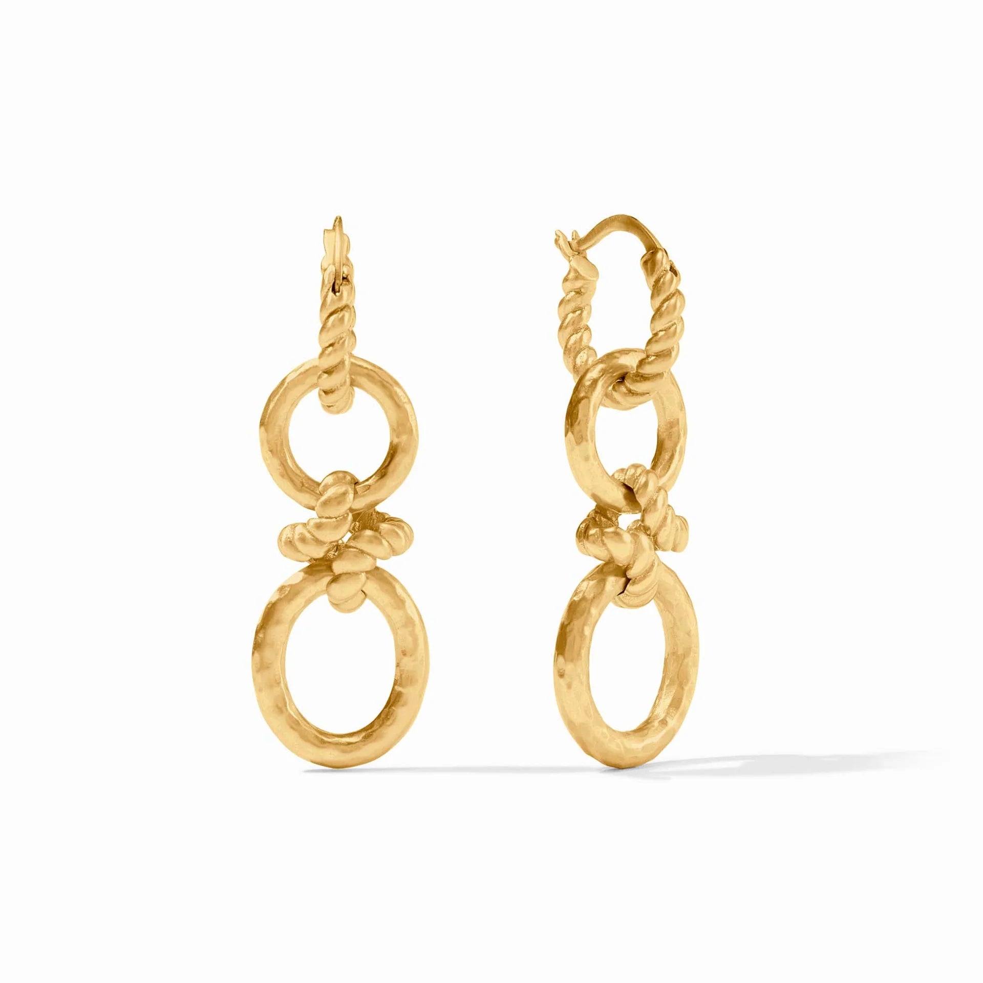 Julie Vos- Nassau 2in1 Earring Gold -OS