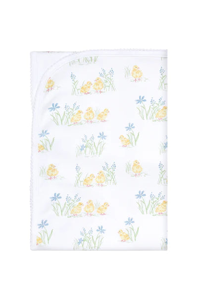 Nellapima-Chicks Print Blanket Multicolor