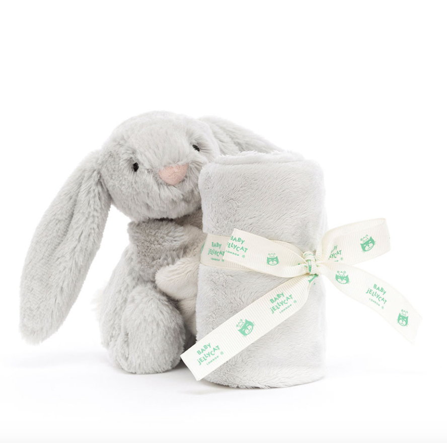 Jellycat- Bashful Grey Bunny Soother