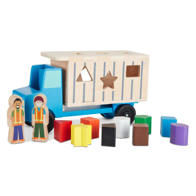 Melissa & Doug- Wooden Blocks Dump Truck