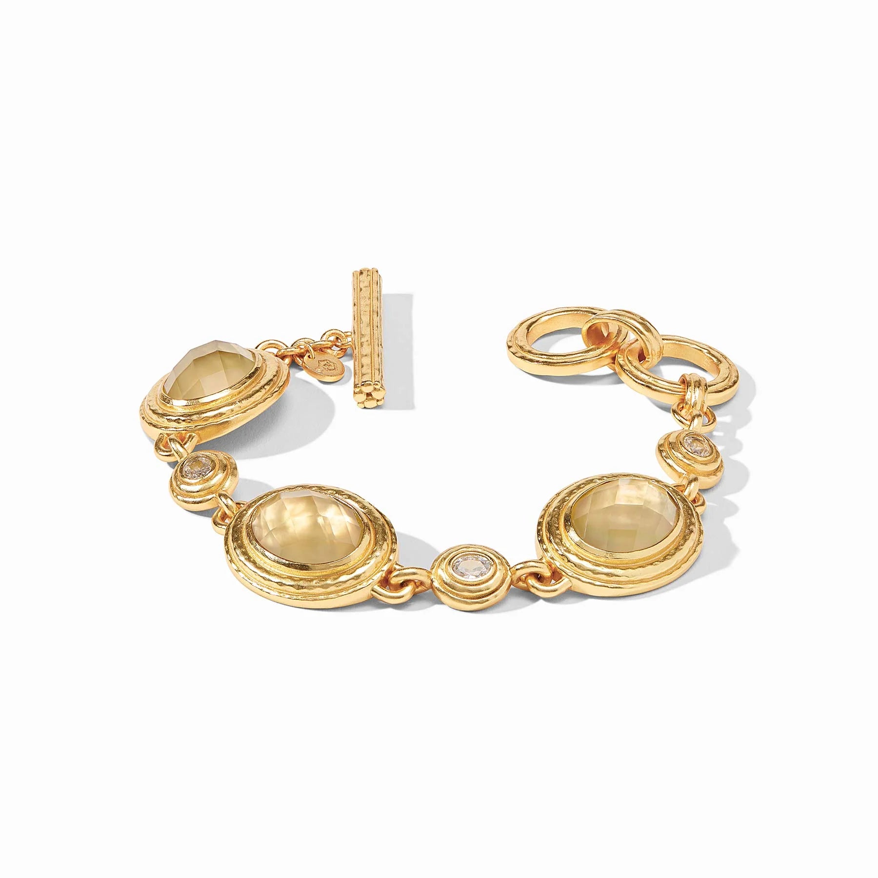 Julie Voz- Tudor Stone Bracelet Iridescent Champagne