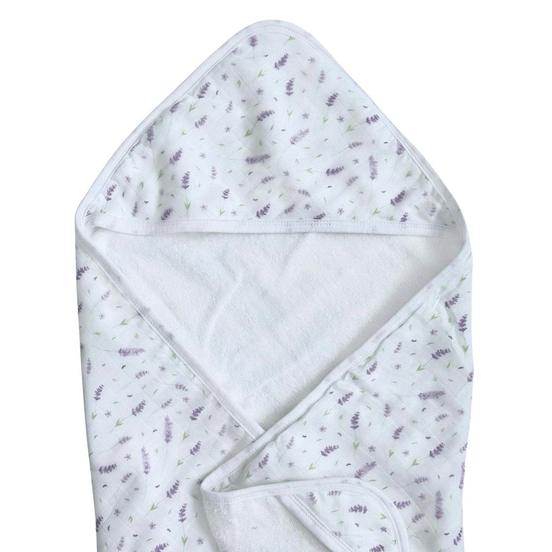 Dear Perli- Hooded Towel- French Lavender