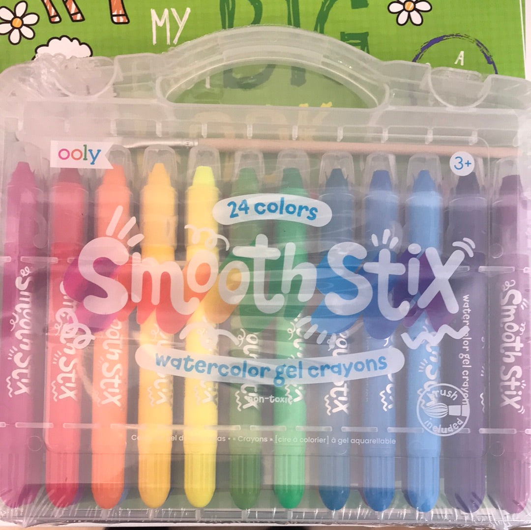 Ooly- Smooth Stix Watercolor Gel Crayons 25PCS