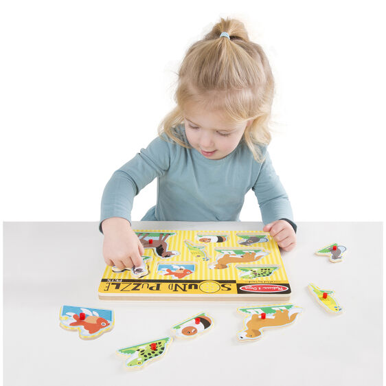 Melissa & Doug - Pets Sound Puzzle - 8 Pieces