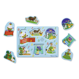 Melissa & Doug- Sing-Along Nursery Rhymes Sound Puzzle