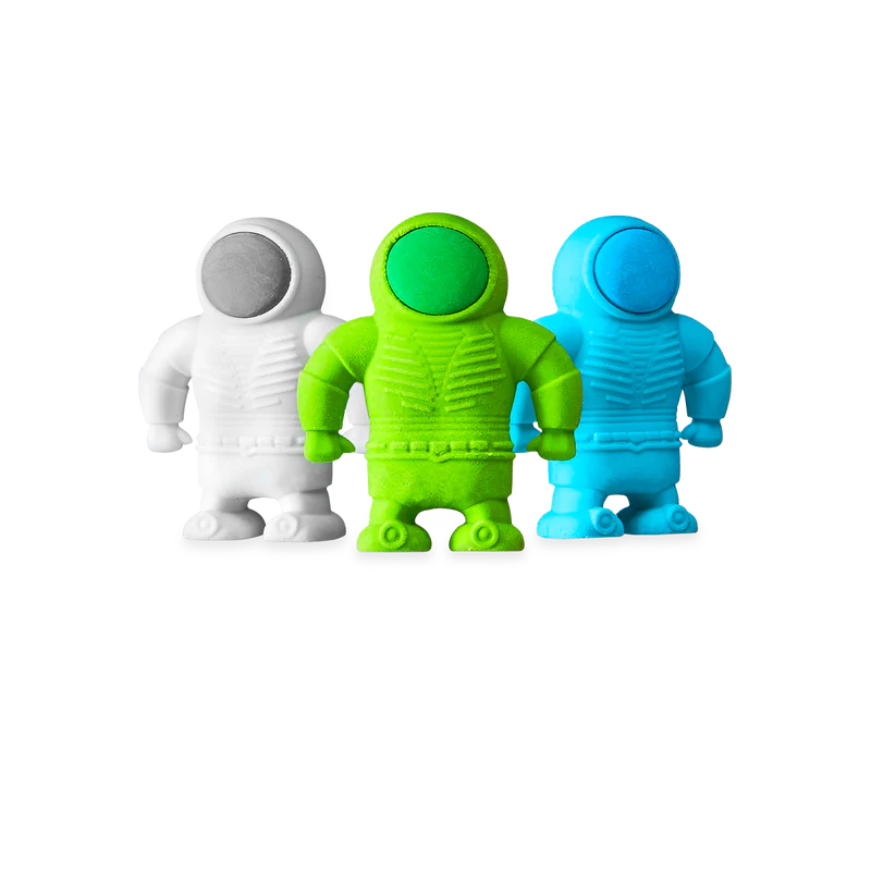 Ooly- Astronaut Erasers- set of 3