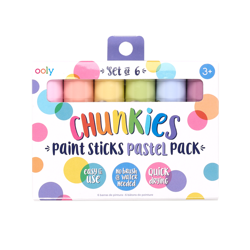 Ooly- Chunkies Paint Sticks: Pastel- Set of 6