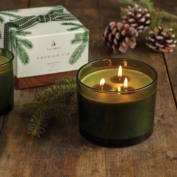 Thymes - Frasier Fir Poured 3-Wick Candle