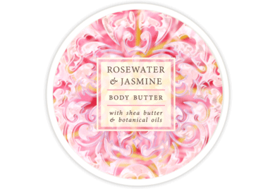 Greenwich Bay Trading Company- Body Butter Botanic- Rosewater Jasmine