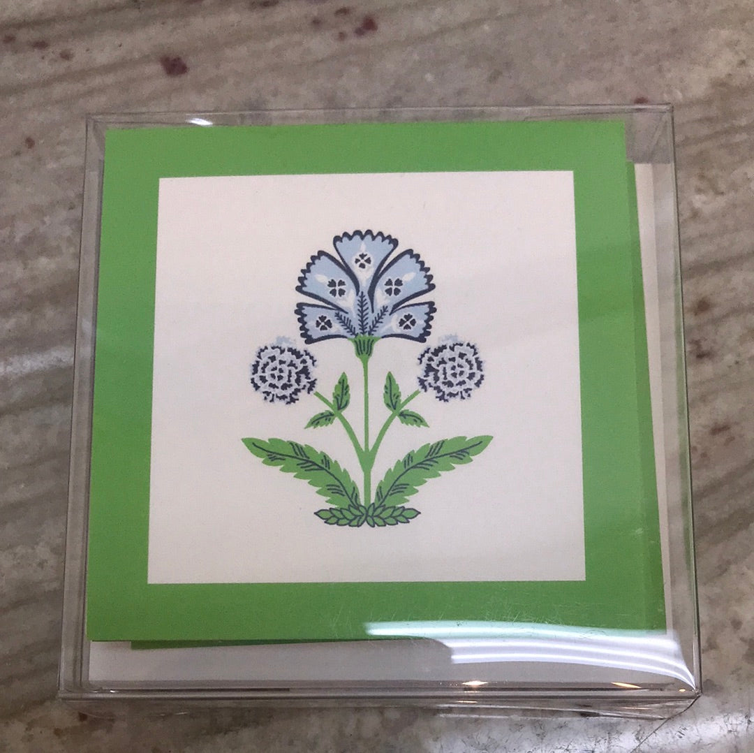 WH Hostess Social Stationery -Palm Beach Floral Enclosure Cards